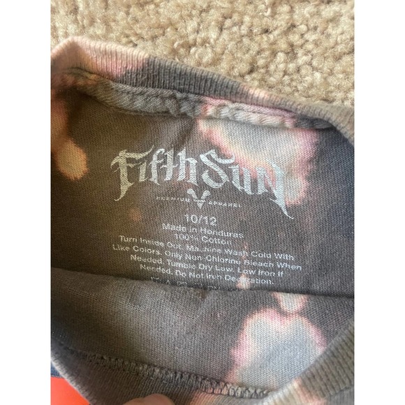 Children’s Roblox Tee - Ninja - Acid Wash - Bleach Splatter - size 10/12 - Picture 3 of 4